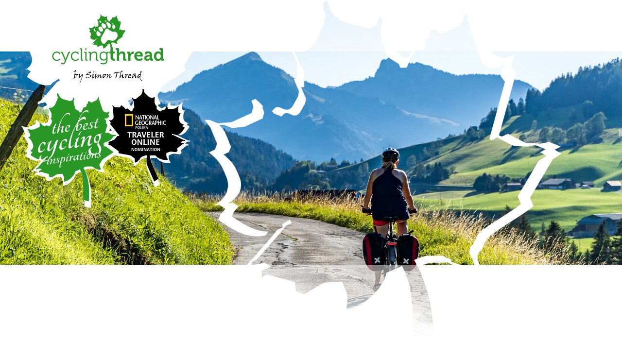 The national cycling Lakes Route in Switzerland